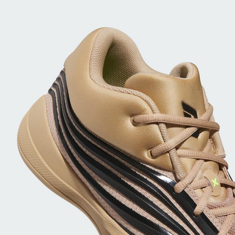 adidas adidas Dame X Schuh Basketballschuhe - Warm Sandstone / Core Black / Lucid Lemon - 6 | SportScheck