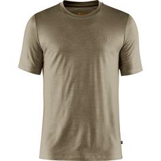 FJ&Auml;LLR&Auml;VEN Abisko Wool T-Shirt Herren Oliv