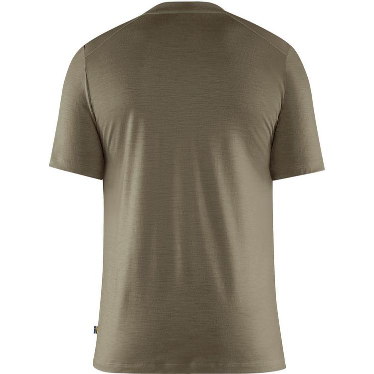 FJ&Auml;LLR&Auml;VEN FJ&Auml;LLR&Auml;VEN Abisko Wool T-Shirt Herren - Oliv - 3 | SportScheck