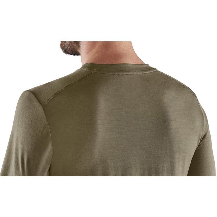 FJ&Auml;LLR&Auml;VEN FJ&Auml;LLR&Auml;VEN Abisko Wool T-Shirt Herren - Oliv - 5 | SportScheck