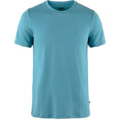 FJ&Auml;LLR&Auml;VEN Abisko Wool T-Shirt Herren Petrol