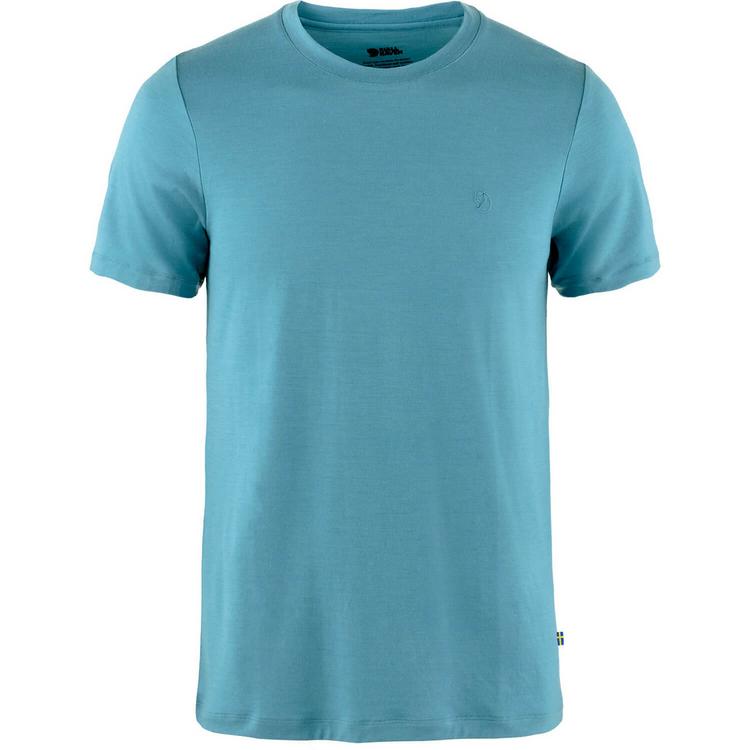 FJ&Auml;LLR&Auml;VEN FJ&Auml;LLR&Auml;VEN Abisko Wool T-Shirt Herren - Petrol - 0 | SportScheck