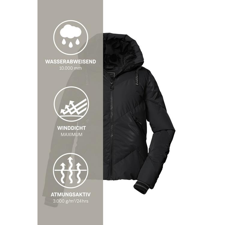 KILLTEC KILLTEC KSW 113 WMN SKI QLTD JCKT Skijacke Damen - Schwarz0110 - 4 | SportScheck