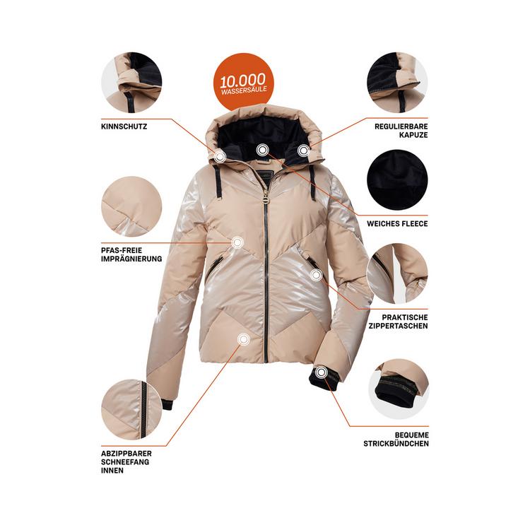 KILLTEC KILLTEC KSW 113 WMN SKI QLTD JCKT Skijacke Damen - Beige8025 - 3 | SportScheck