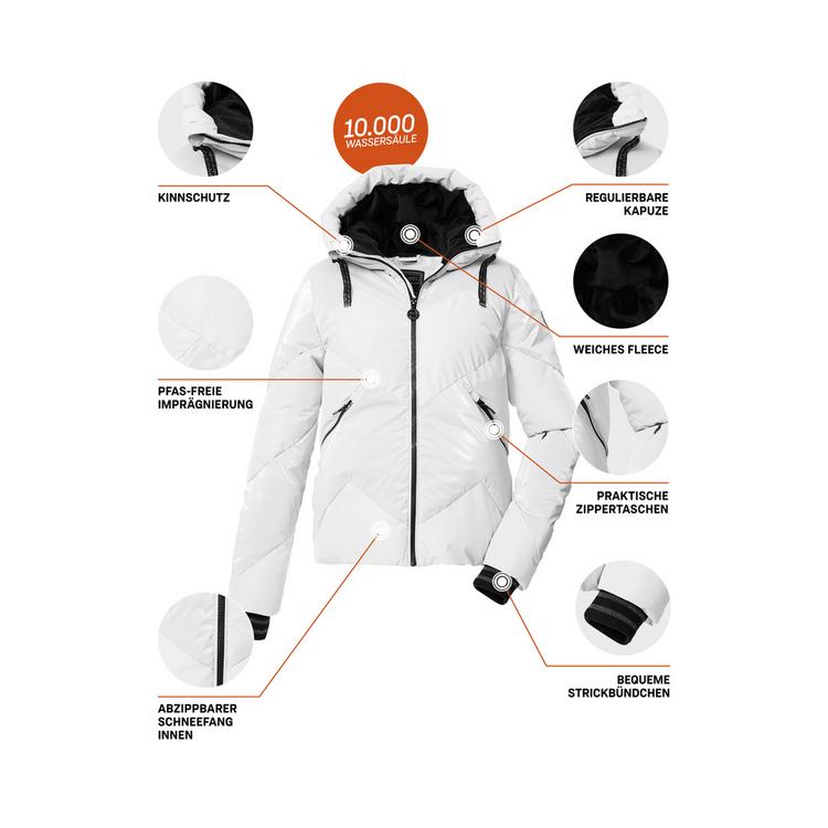 KILLTEC KILLTEC KSW 113 WMN SKI QLTD JCKT Skijacke Damen - Wei&szlig;951 - 4 | SportScheck