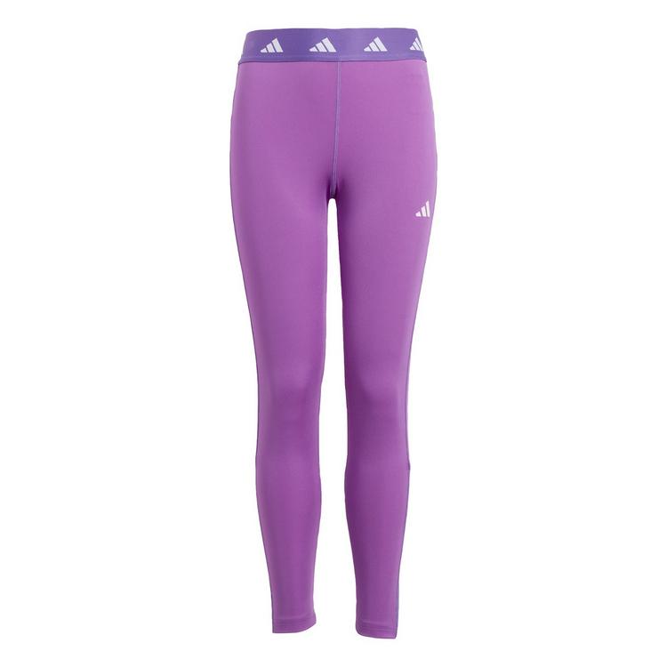 adidas adidas TECHFIT Kids 7/8-Leggings Tights Kinder - Active Purple / White - 0 | SportScheck