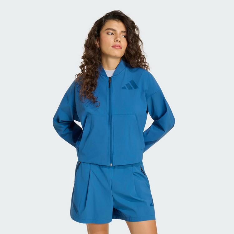 adidas adidas ADIDAS Z.N.E. WOVEN BOMBERJACKE Jacke Damen - Dusky Petrol - 0 | SportScheck