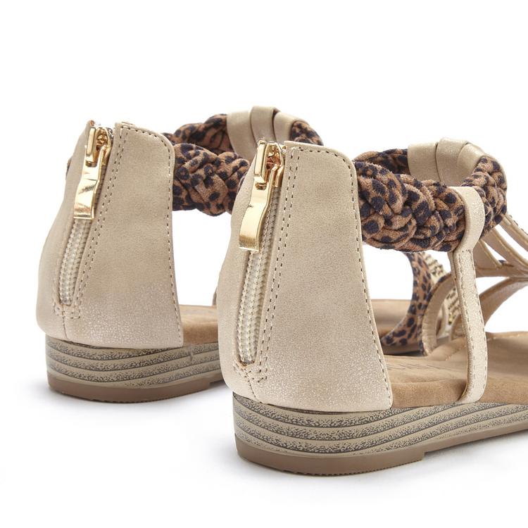 Lascana Lascana Sandale Sandalen Damen - beige - braun - 4 | SportScheck