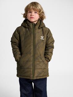 Rückansicht von hummel hmlECHO JACKET Jacke Kinder DARK OLIVE2