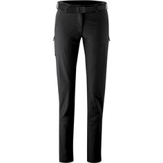 Maier Sports Lana slim Wanderhose Damen Schwarz