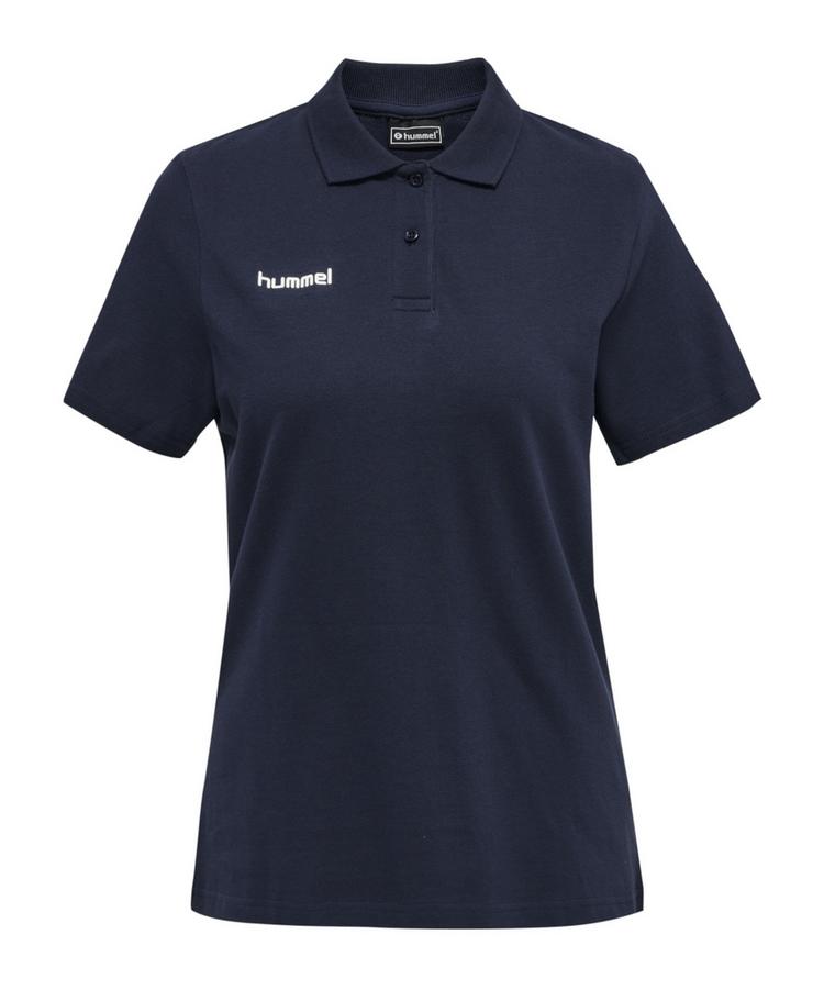hummel hummel hmlGO Cotton Poloshirt Damen  F7026 Poloshirt Damen - blau - 0 | SportScheck
