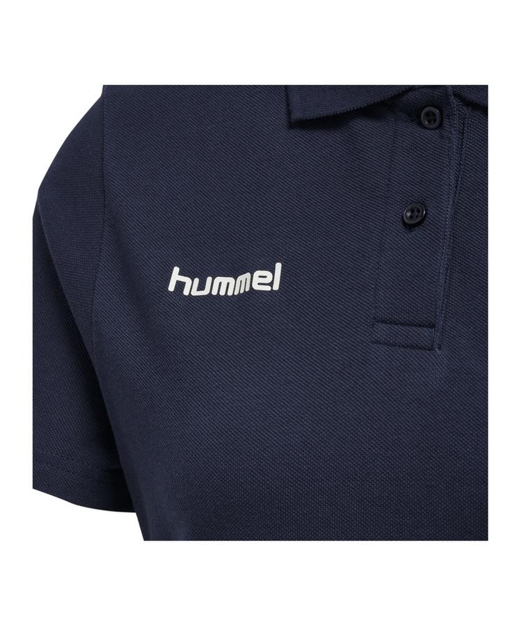 hummel hummel hmlGO Cotton Poloshirt Damen  F7026 Poloshirt Damen - blau - 0 | SportScheck
