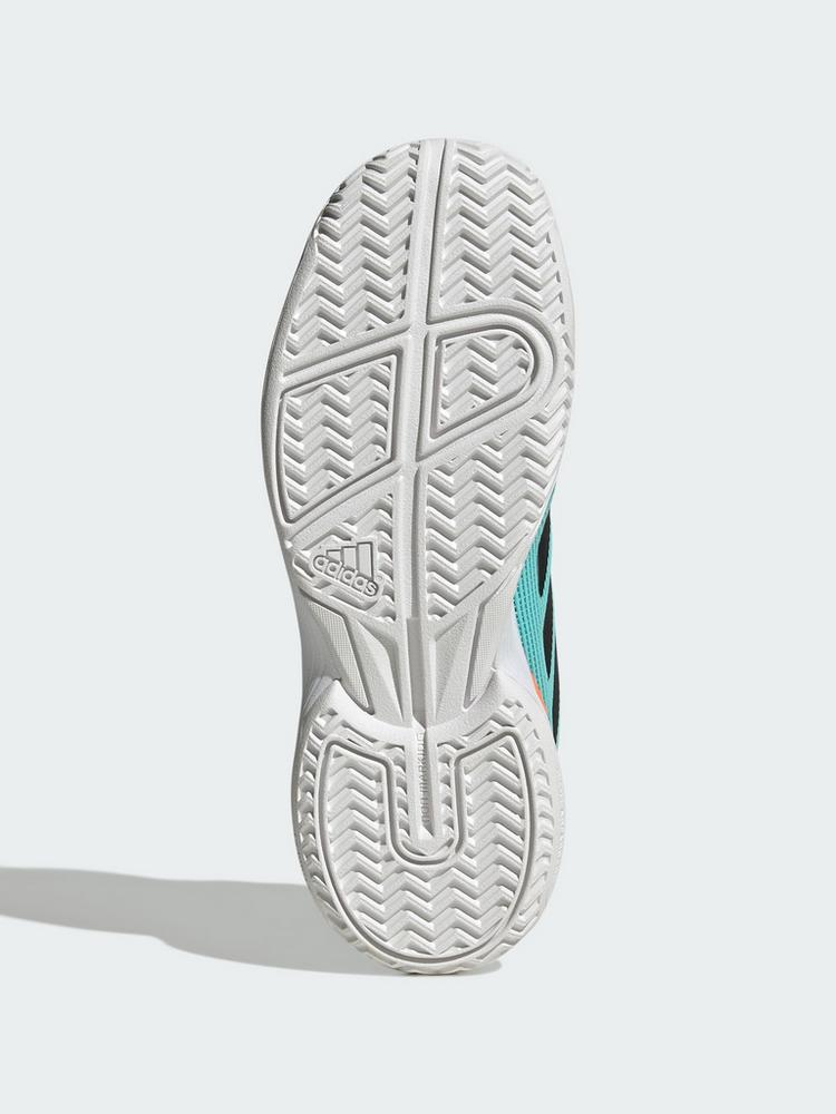 adidas adidas Ubersonic Kids Tennisschuh Tennisschuhe Kinder - Flash Aqua / Core Black / Lucid Orange - 2 | SportScheck