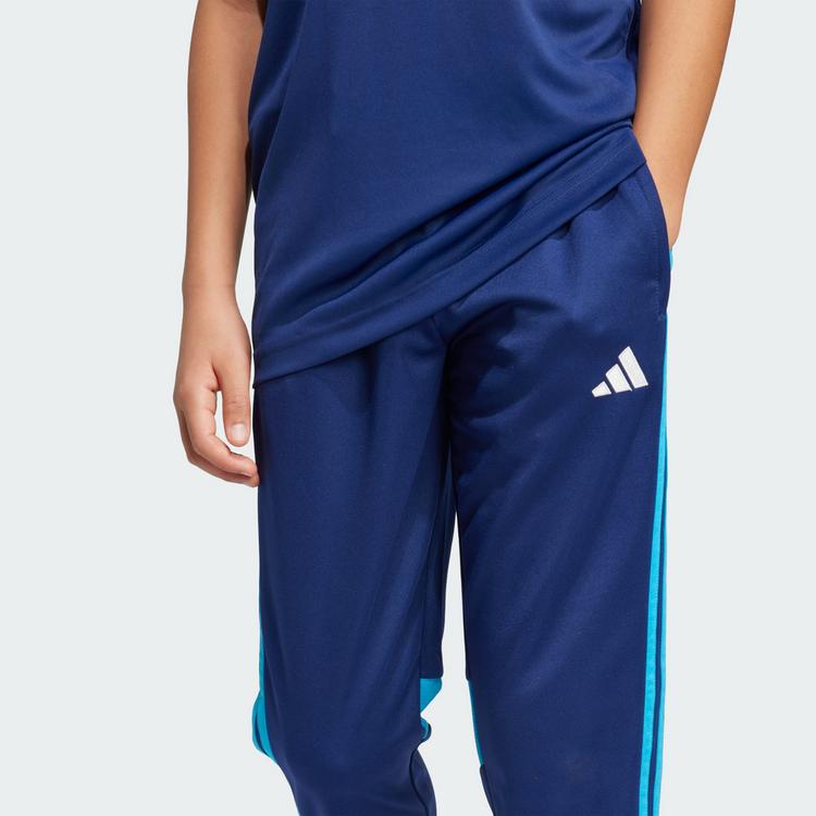 adidas adidas Tiro 25 Essentials Kids Trainingshose Trainingshose Kinder - Dark Blue / Shock Cyan / White - 0 | SportScheck