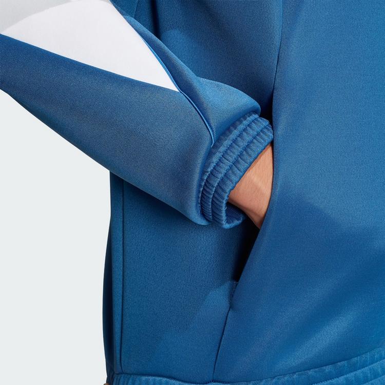 adidas adidas Stadium Trainingsjacke Trainingsanzug Herren - Dusky Petrol / White / Ray Blue - 1 | SportScheck