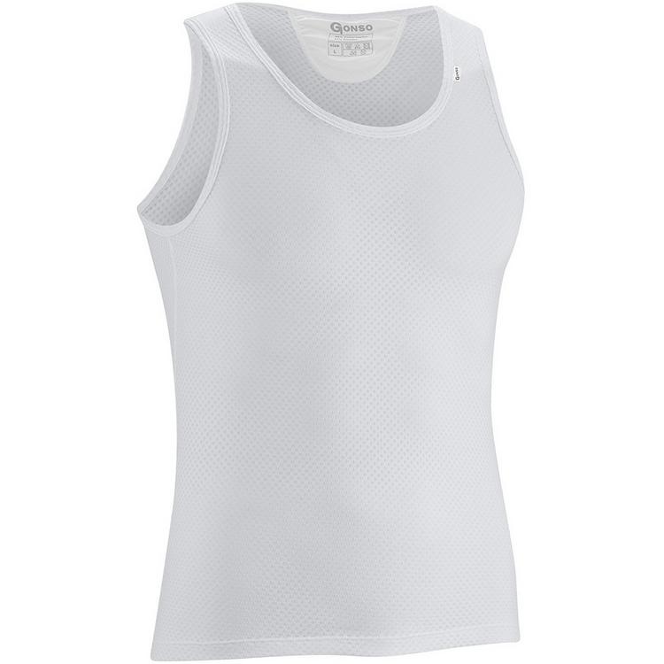 Gonso Gonso Nevel Singlet Unterhemd Herren - Wei&szlig; - 0 | SportScheck
