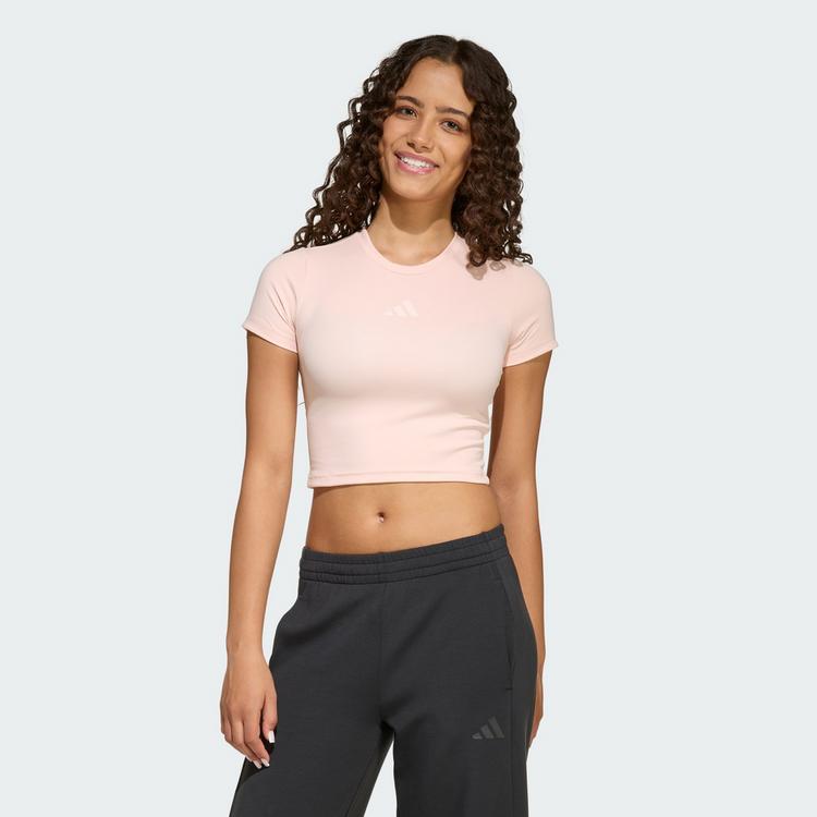 adidas adidas FUTURE ICONS BABY T-SHIRT, WEICH T-Shirt Kinder - Blush Pink / Pink Tint - 0 | SportScheck