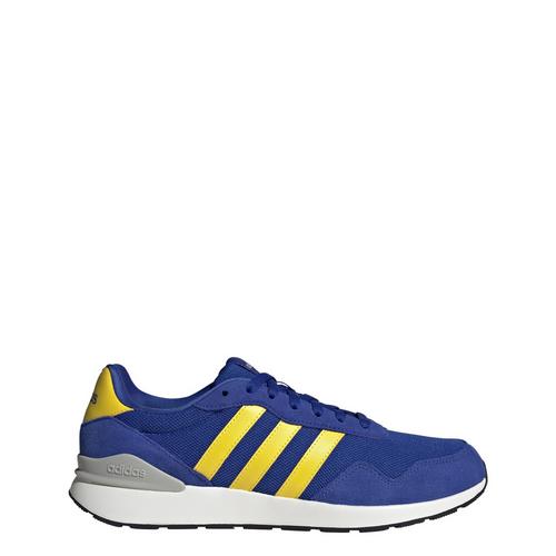 Rückansicht von adidas Run 60s 4.0 Schuh Sneaker Semi Lucid Blue / Yellow / Grey Two
