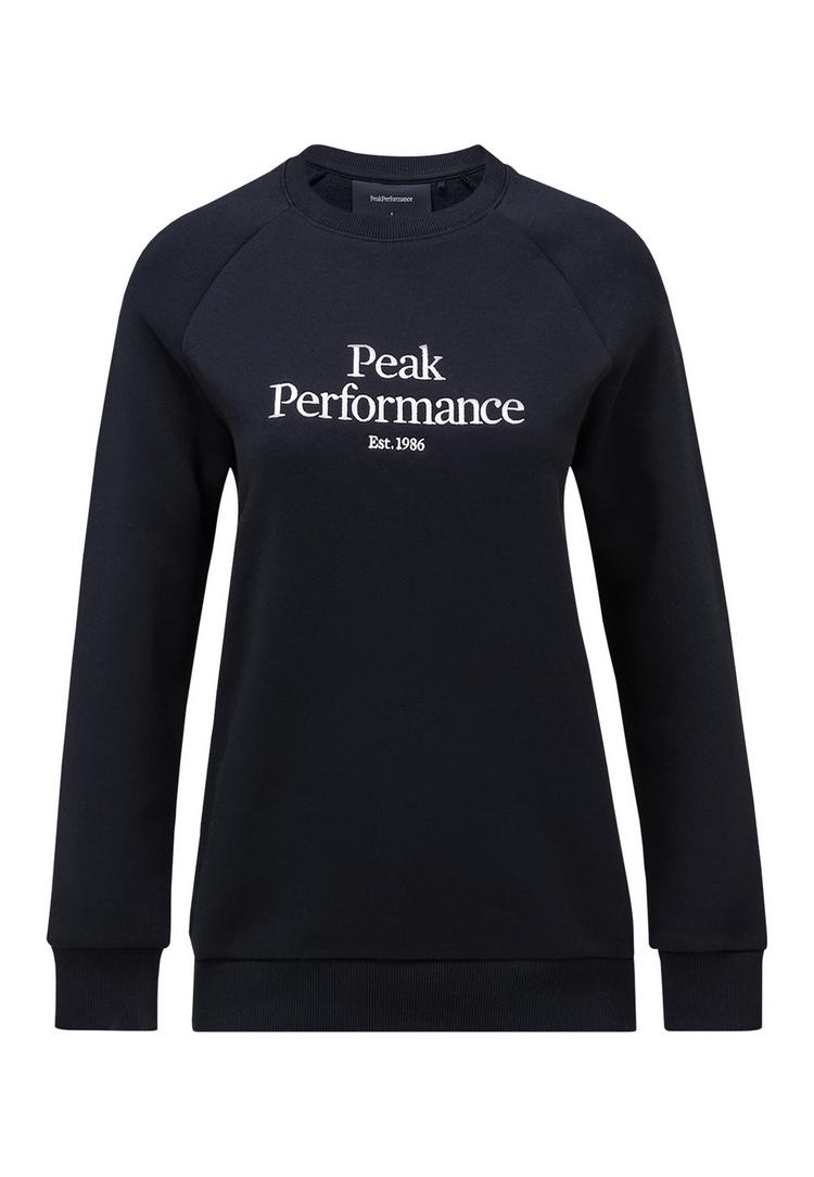 Peak Performance Peak Performance W Original Crew Sweatshirt Damen - black - 0 | SportScheck