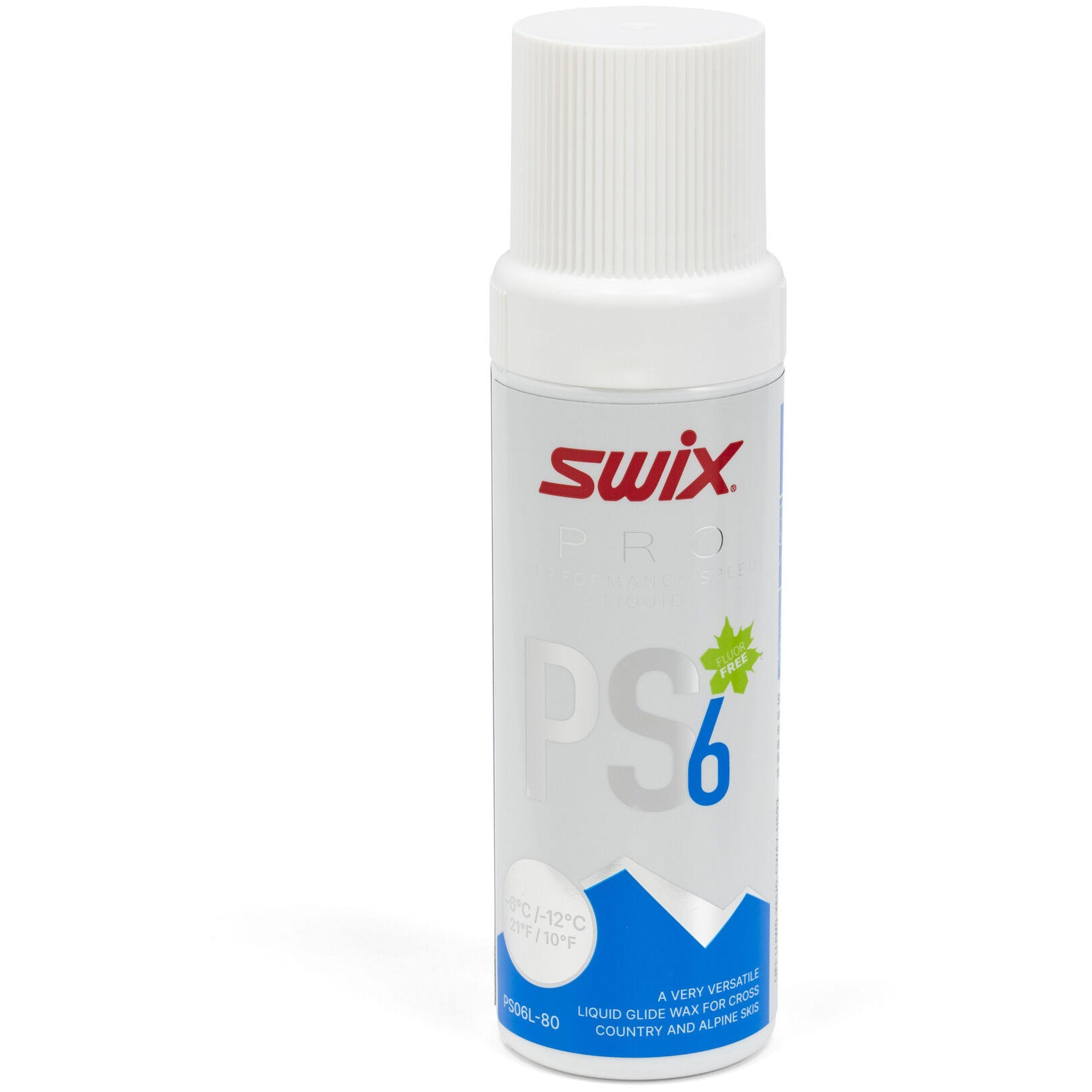 SWIX PS6 Liquid Blue Wachs - PS6 Liquid Blue 80ml