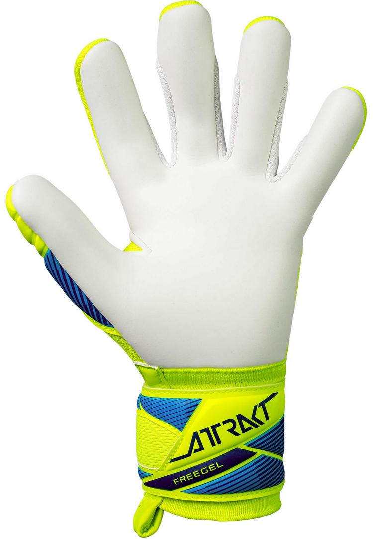 Reusch Reusch Attrakt Freegel Advance Junior Torwarthandschuhe - 2005 safe yellw/sharp blue - 1 | SportScheck
