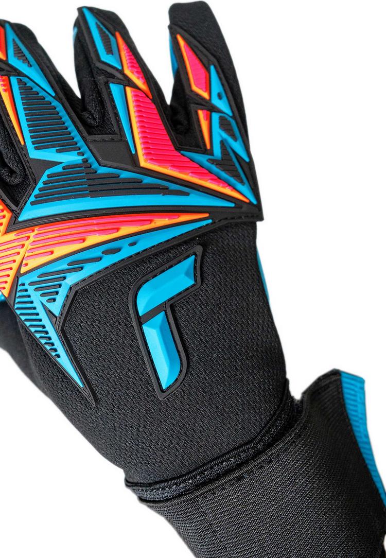 Reusch Reusch Attrakt Freegel Aqua Torwarthandschuhe - 7126 blck/shock orng/aqua blu - 3 | SportScheck
