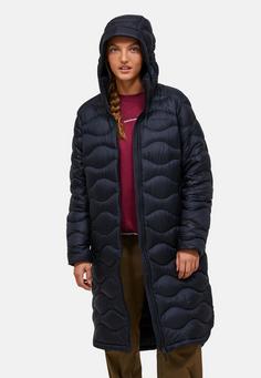 Rückansicht von Peak Performance Daunenmantel Damen black