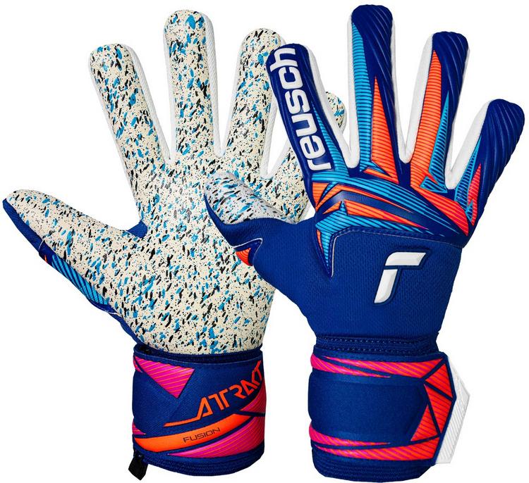 Reusch Reusch Attrakt Fusion NC Torwarthandschuhe - 4126 sharp blu/wht/shock orng - 0 | SportScheck