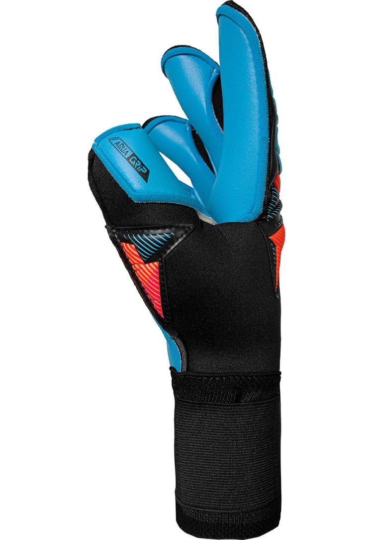 Reusch Reusch Attrakt Aqua Evolution Torwarthandschuhe - 7126 blck/shock orng/aqua blu - 0 | SportScheck