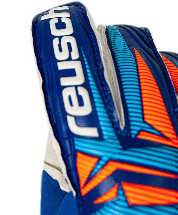 Reusch Reusch Attrakt Duo Evolution Torwarthandschuhe - 4126 sharp blu/wht/shock orng - 5 | SportScheck
