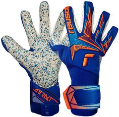 Reusch Attrakt Freegel Fusion Goaliator Torwarthandschuhe 4129 sharp blu/shock orang