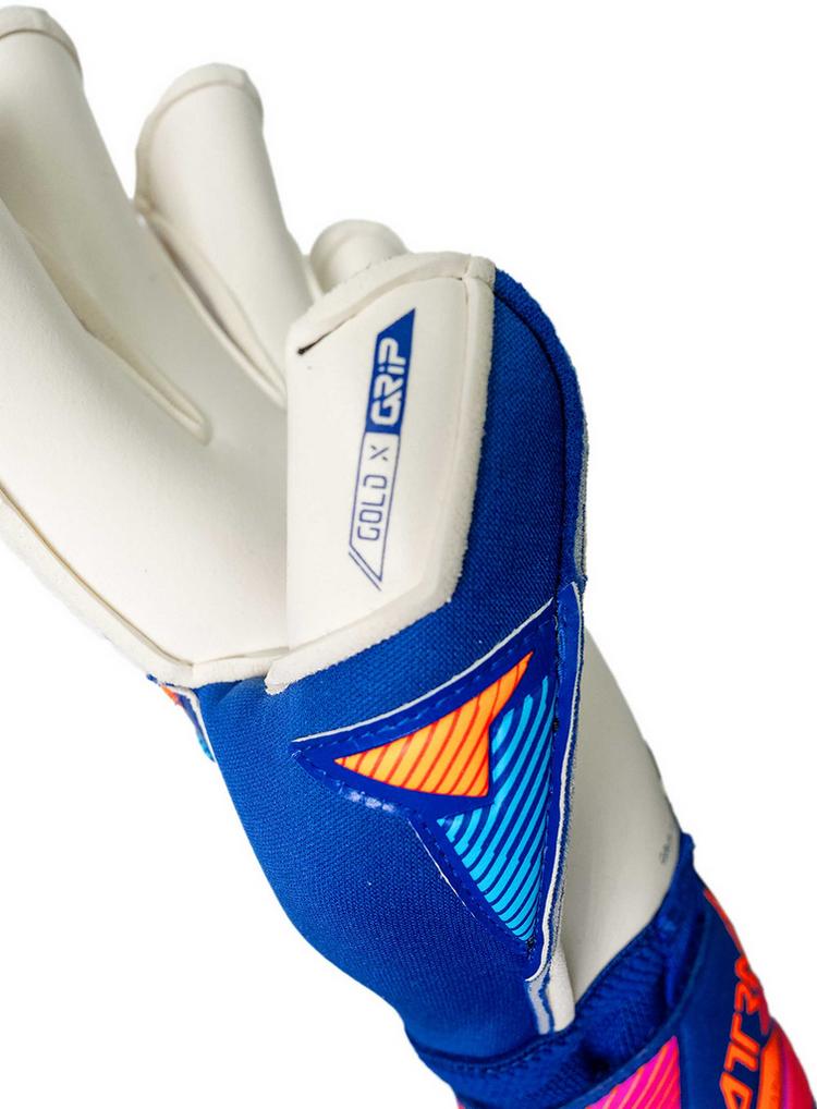 Reusch Reusch Attrakt Gold X Evolution Torwarthandschuhe - 4126 sharp blu/wht/shock orng - 4 | SportScheck