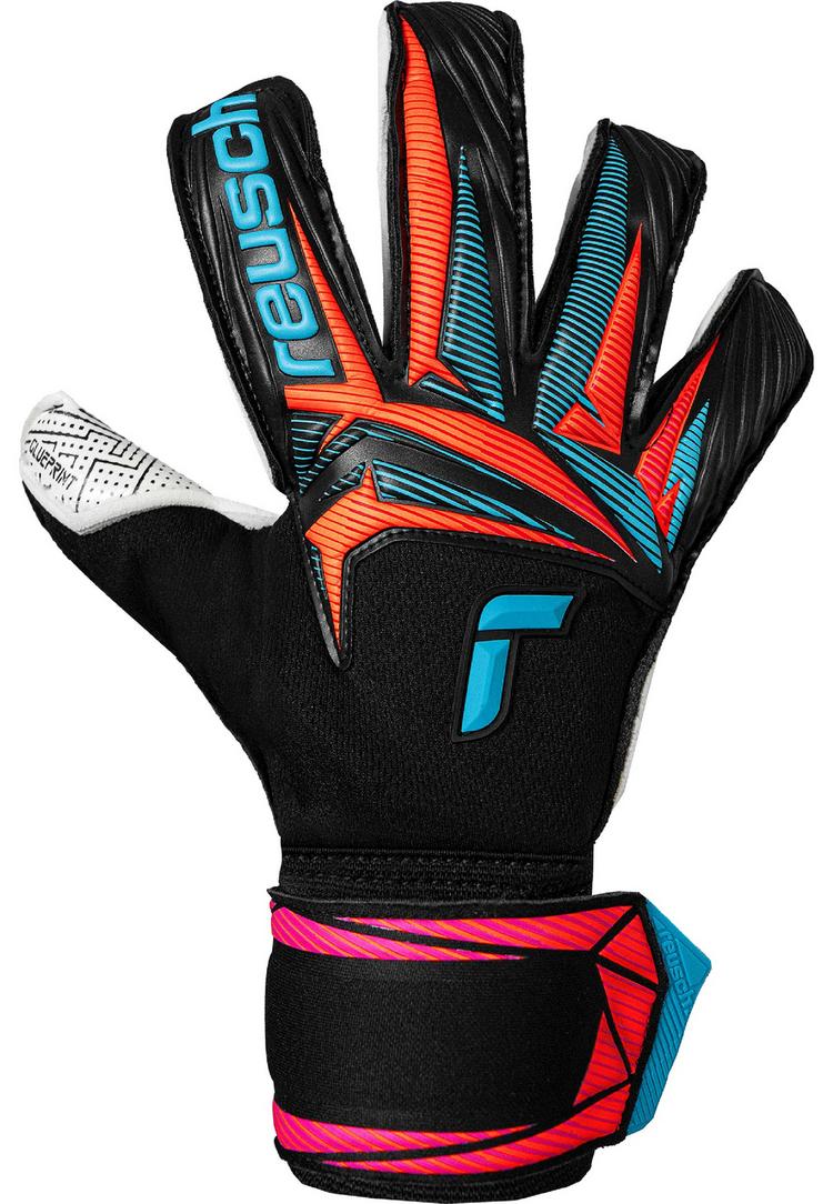 Reusch Reusch Attrakt Advance Evolution Glueprint Torwarthandschuhe - 7090 blck/aqua blu/shock orng - 0 | SportScheck