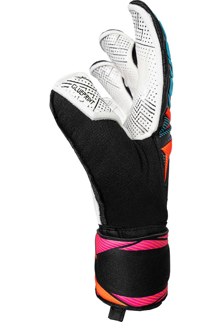 Reusch Reusch Attrakt Advance Evolution Glueprint Torwarthandschuhe - 7090 blck/aqua blu/shock orng - 0 | SportScheck