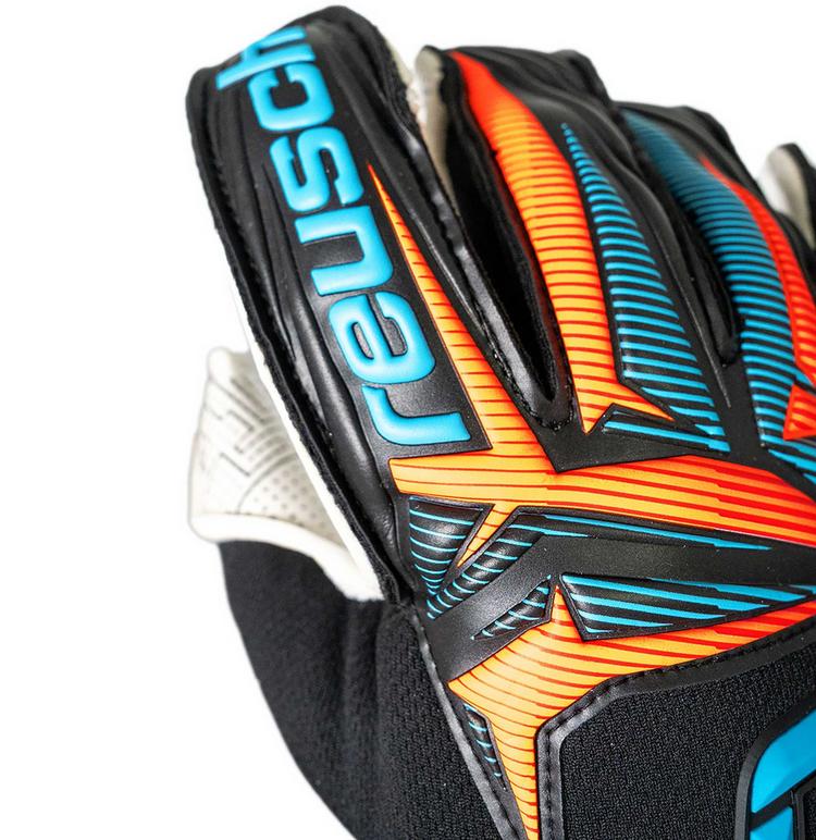 Reusch Reusch Attrakt Advance Evolution Glueprint Torwarthandschuhe - 7090 blck/aqua blu/shock orng - 2 | SportScheck