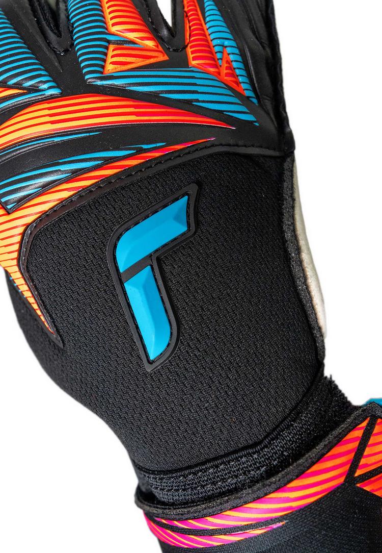 Reusch Reusch Attrakt Advance Evolution Glueprint Torwarthandschuhe - 7090 blck/aqua blu/shock orng - 4 | SportScheck