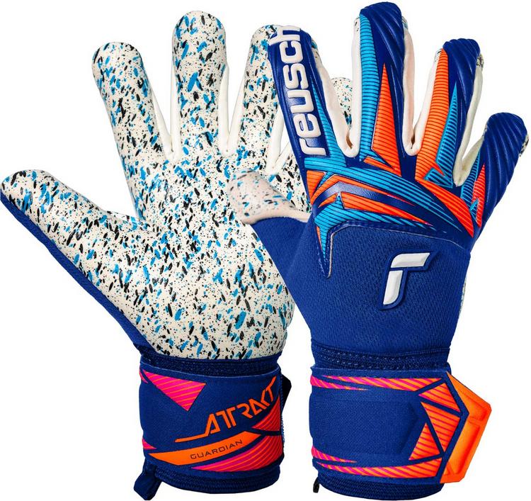 Reusch Reusch Attrakt Fusion Guardian Junior Torwarthandschuhe - 4126 sharp blu/wht/shock orng - 0 | SportScheck