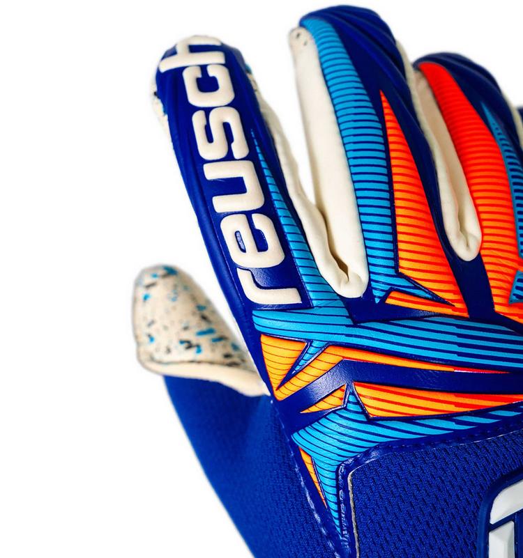 Reusch Reusch Attrakt Fusion Guardian Junior Torwarthandschuhe - 4126 sharp blu/wht/shock orng - 2 | SportScheck