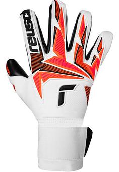 Rückansicht von Reusch Attrakt Freegel Gold X Torwarthandschuhe 1083 whit/shock orang/blck