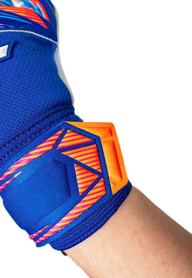 Reusch Reusch Attrakt Gold X NC Junior Profi Torwarthandschuhe - 4126 sharp blu/wht/shock orng - 3 | SportScheck