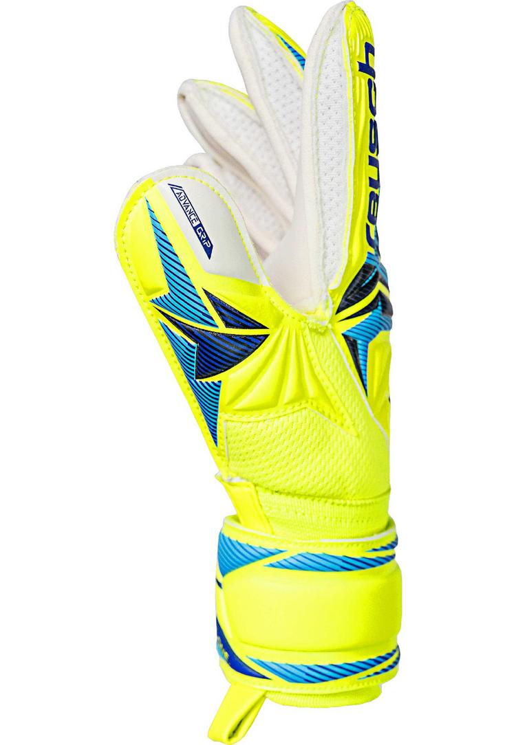 Reusch Reusch Attrakt Advance Junior Torwarthandschuhe - 2005 safe yellw/sharp blue - 0 | SportScheck