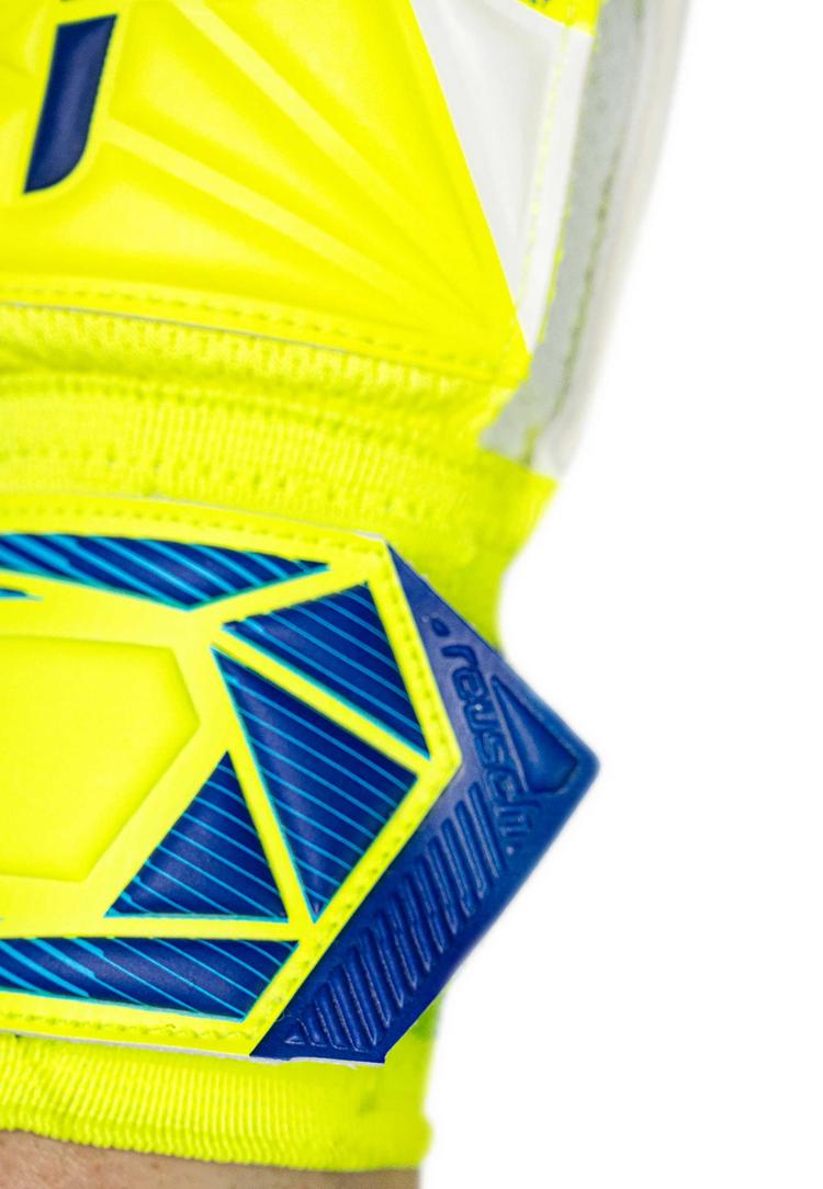 Reusch Reusch Attrakt Advance Junior Torwarthandschuhe - 2005 safe yellw/sharp blue - 5 | SportScheck