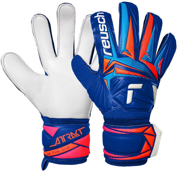 Reusch Reusch Attrakt Solid Torwarthandschuhe - 4126 sharp blu/wht/shock orng - 0 | SportScheck