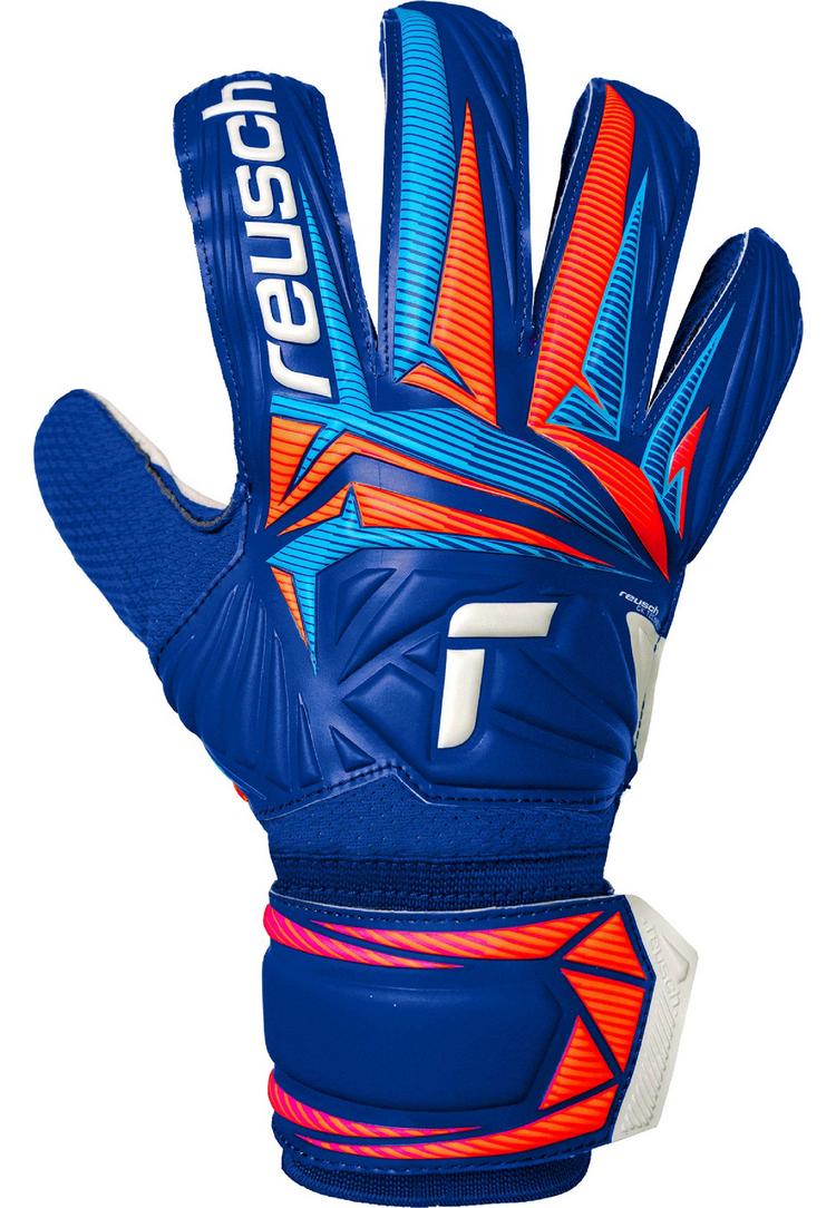 Reusch Reusch Attrakt Solid Torwarthandschuhe - 4126 sharp blu/wht/shock orng - 0 | SportScheck