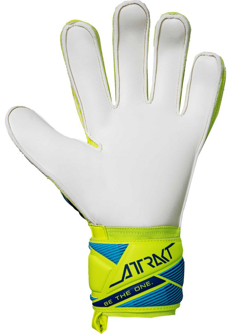 Reusch Reusch Attrakt Solid Torwarthandschuhe - 2005 safe yellw/sharp blue - 1 | SportScheck
