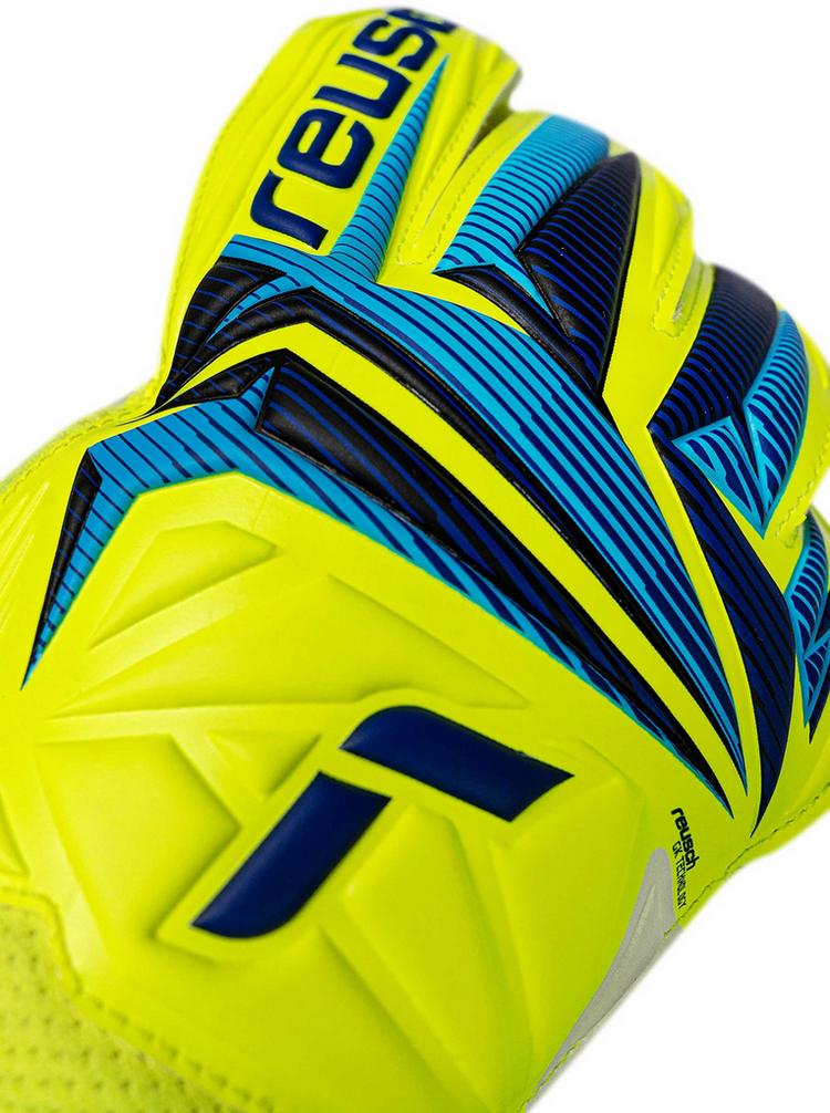 Reusch Reusch Attrakt Solid Torwarthandschuhe - 2005 safe yellw/sharp blue - 2 | SportScheck