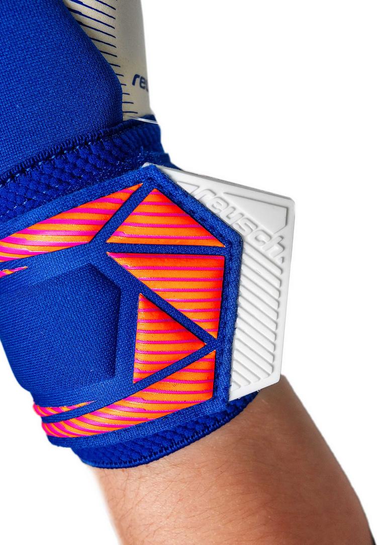 Reusch Reusch Attrakt Gold X Roll Finger Torwarthandschuhe - 4126 sharp blu/wht/shock orng - 4 | SportScheck