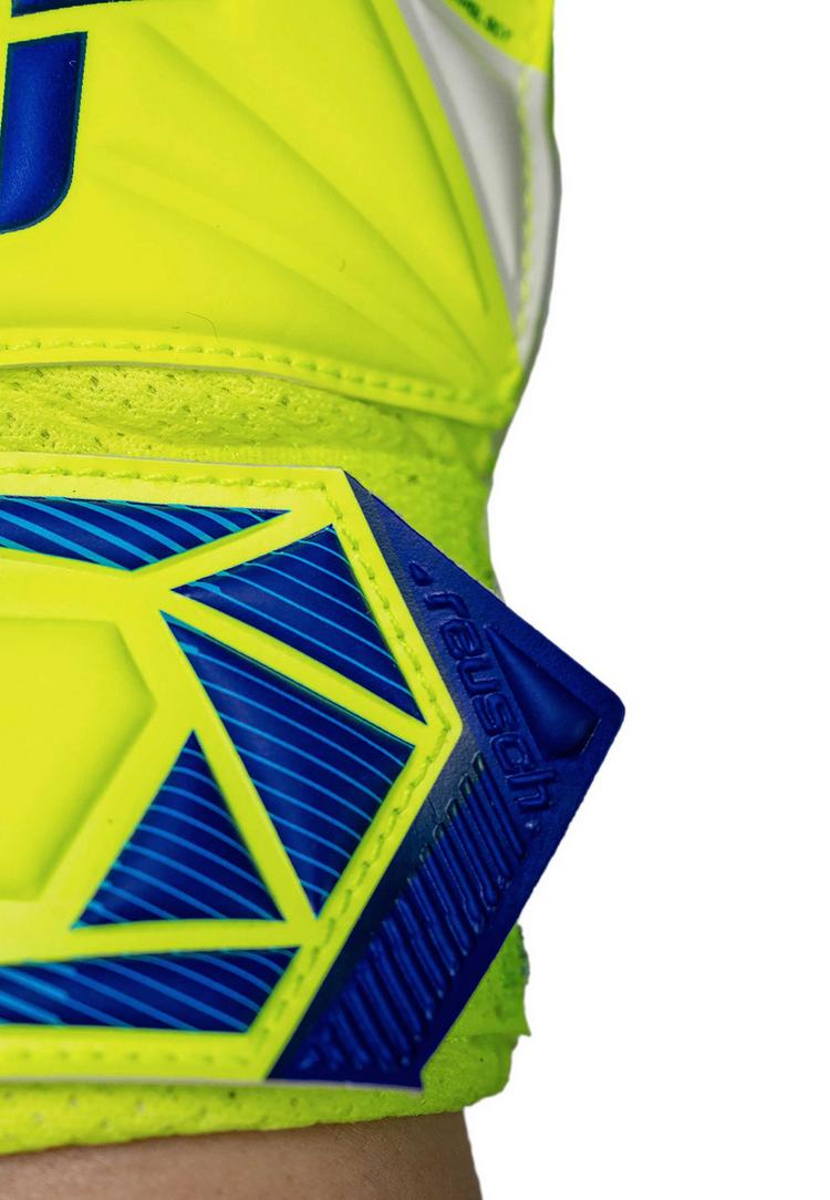 Reusch Reusch Attrakt Solid Junior Torwarthandschuhe - 2005 safe yellw/sharp blue - 3 | SportScheck