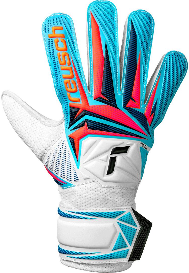 Reusch Reusch Attrakt Solid Junior Torwarthandschuhe - 1080 white/light blue - 0 | SportScheck
