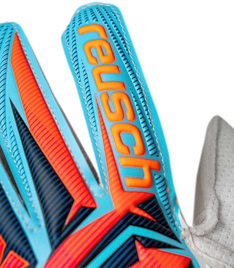 Reusch Reusch Attrakt Solid Junior Torwarthandschuhe - 1080 white/light blue - 3 | SportScheck